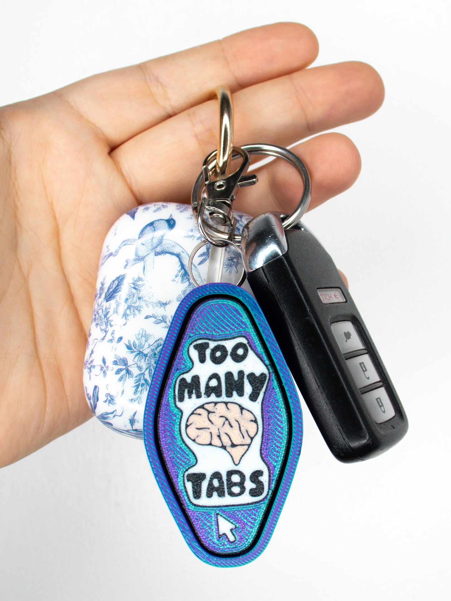Too Many Tabs Keychain
