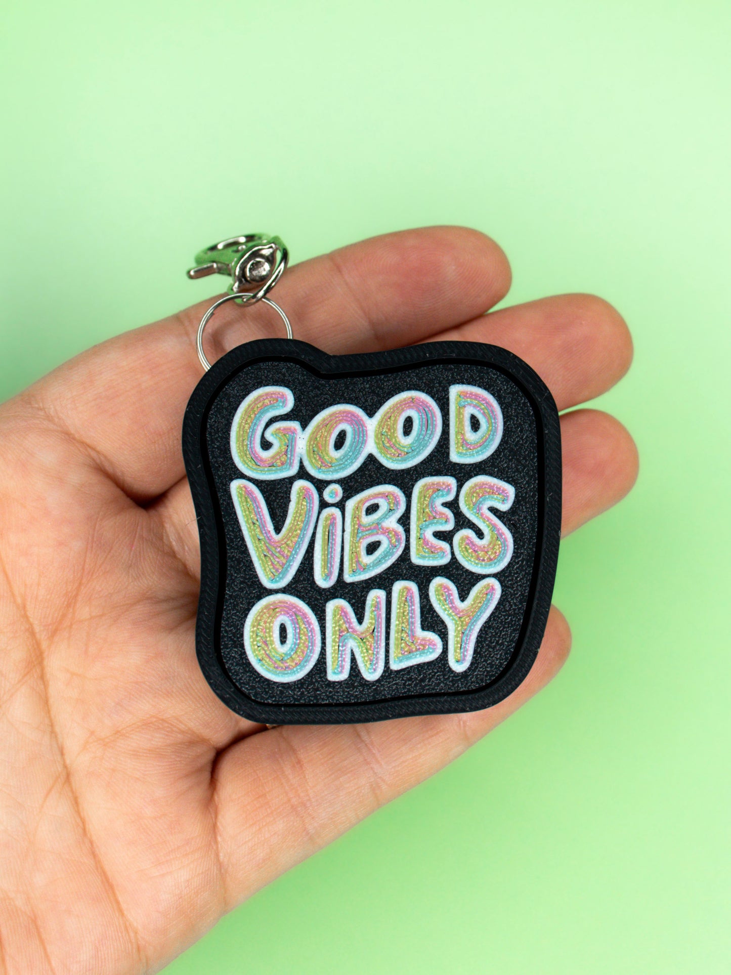 Good Vibes Only Keychain