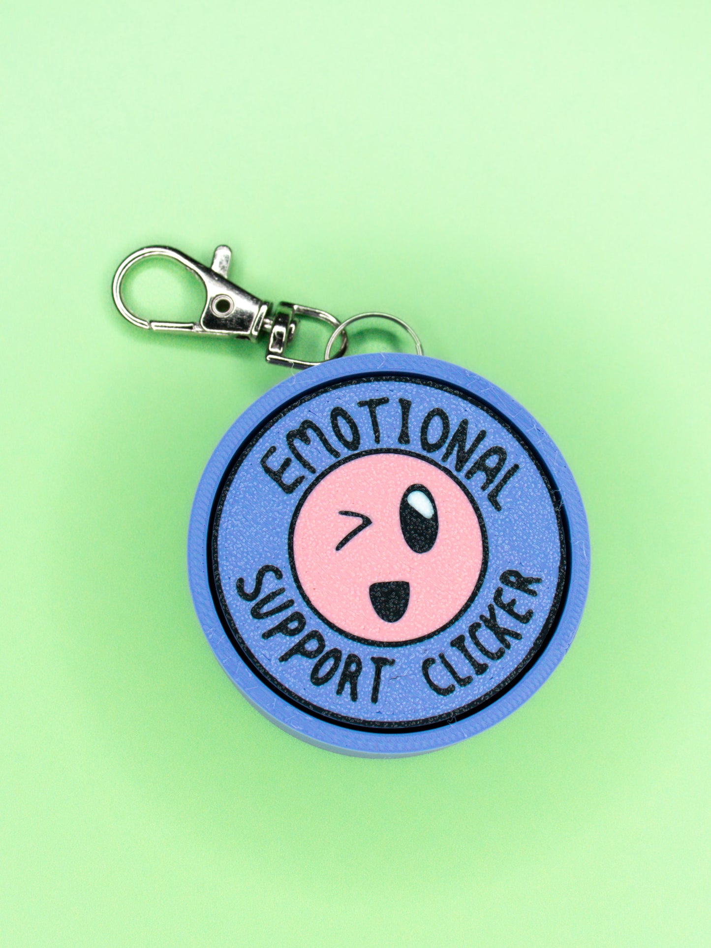 Emotional Support Clicker Keychain