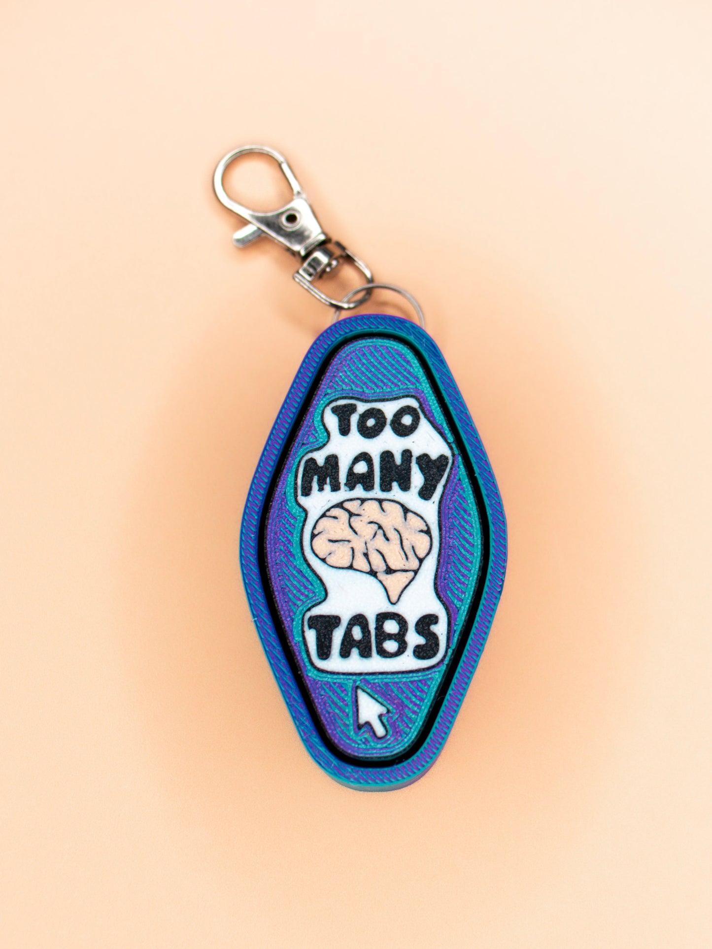 Too Many Tabs Keychain