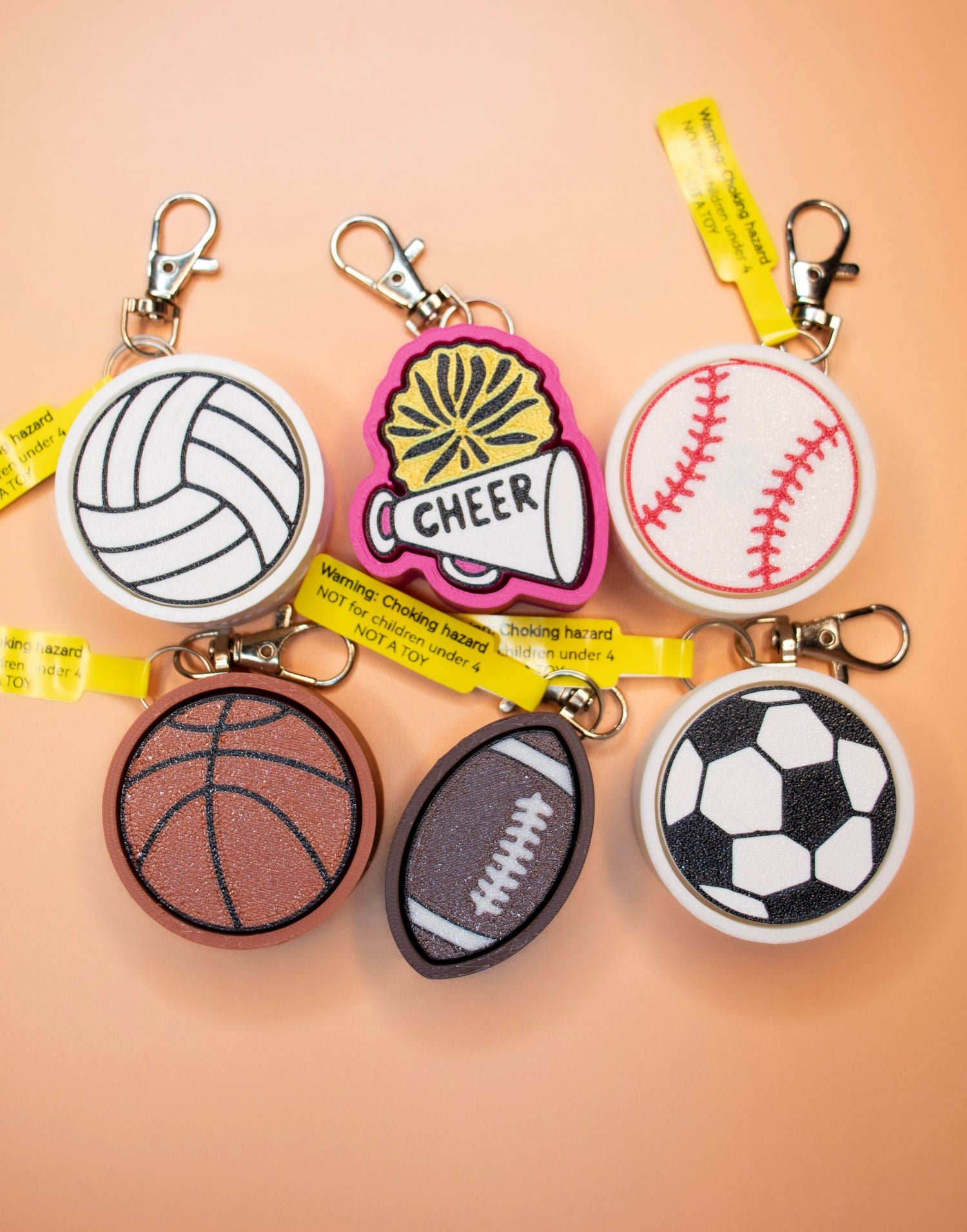 Sports Clicky Keychains