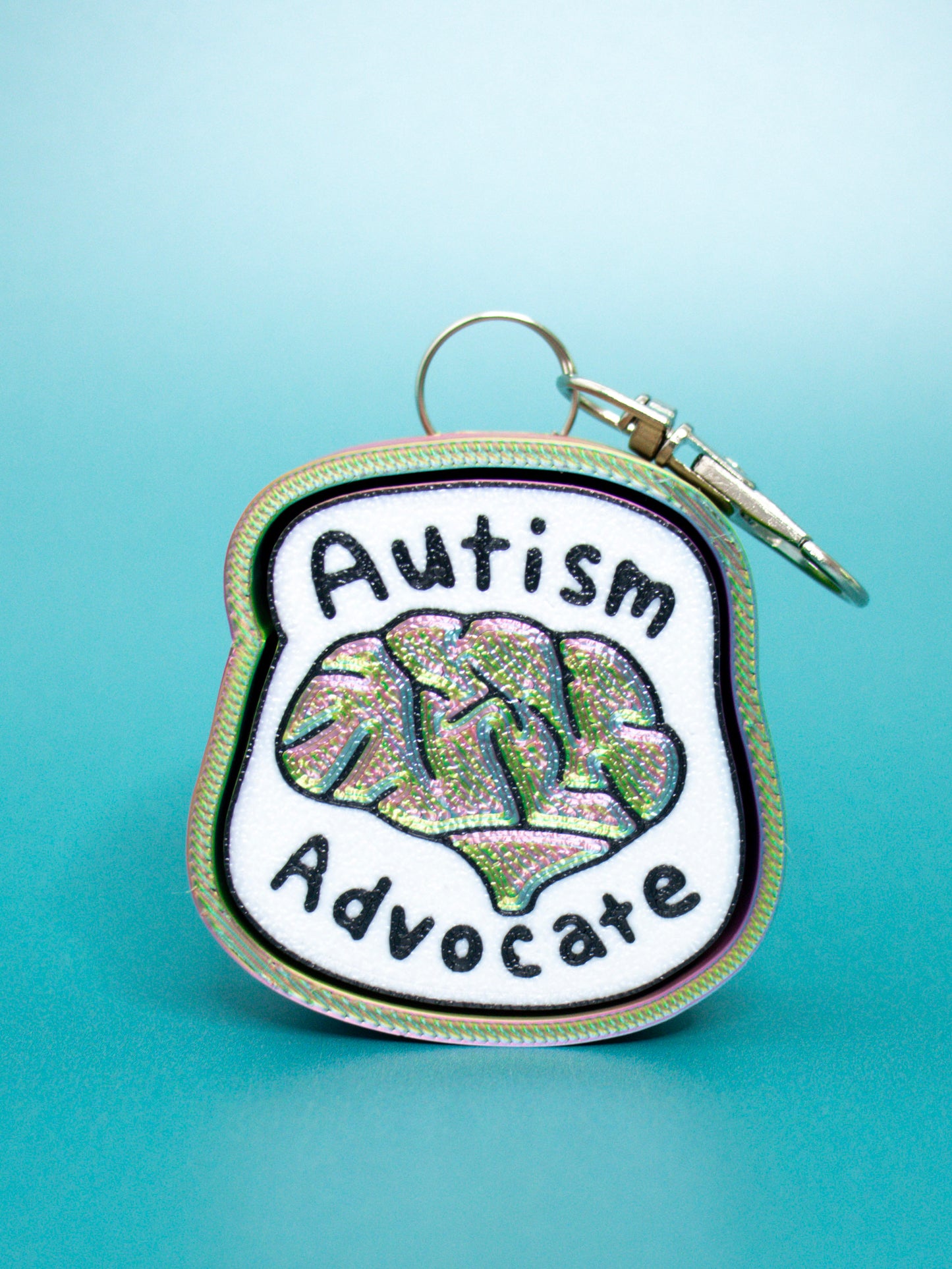 Print Pop Autism Advocate Keychain