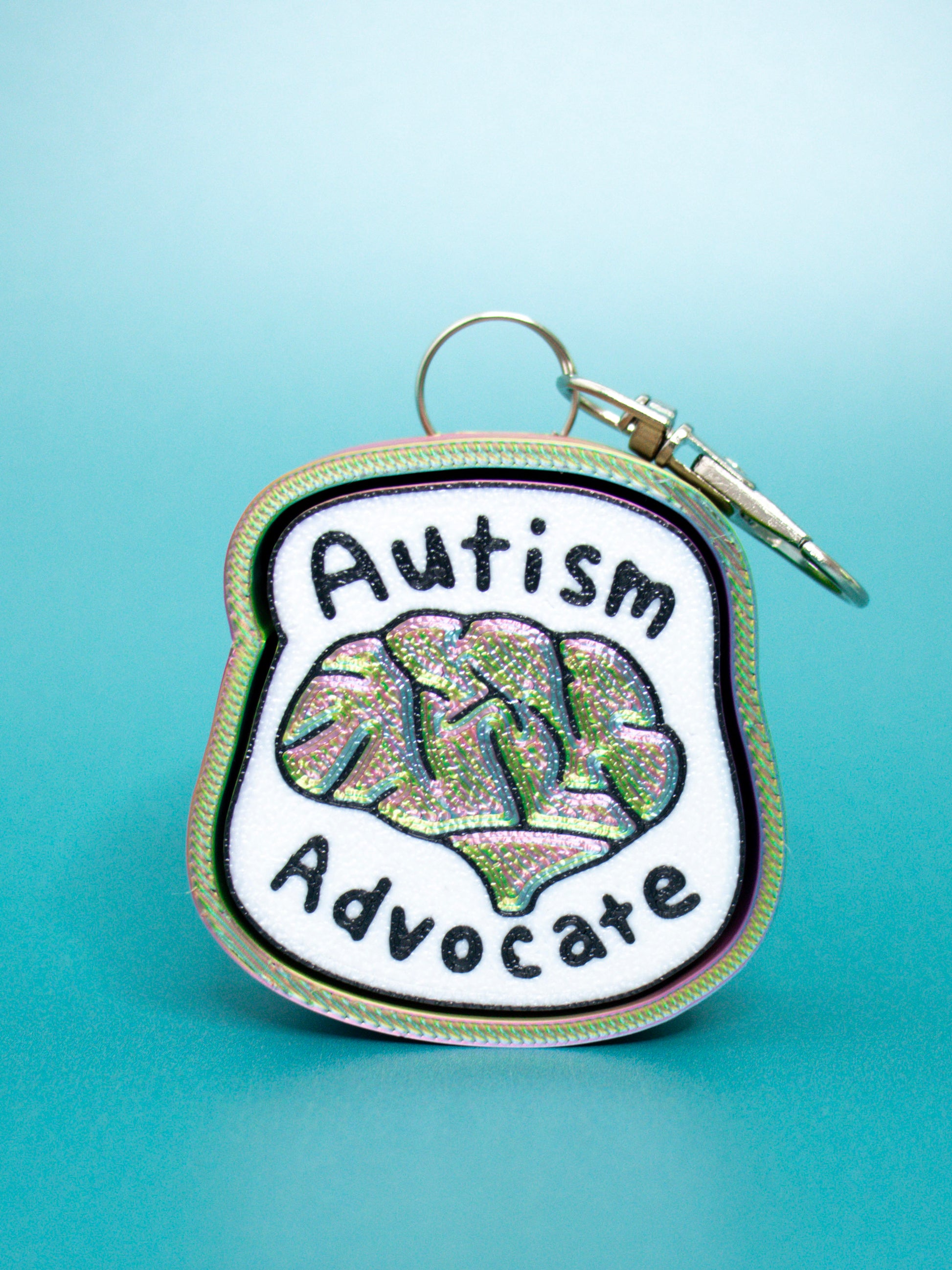 Print Pop Autism Advocate Keychain