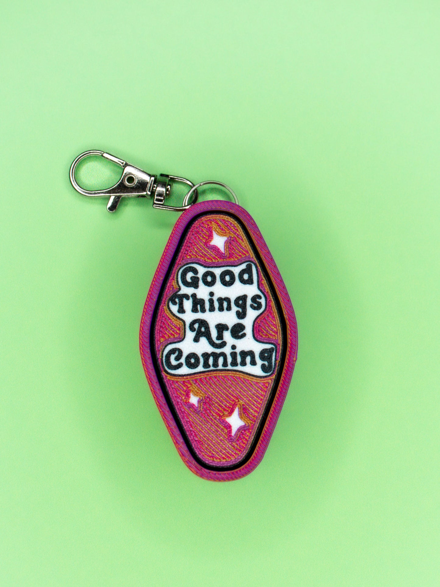 Good Things Are Coming Keychain