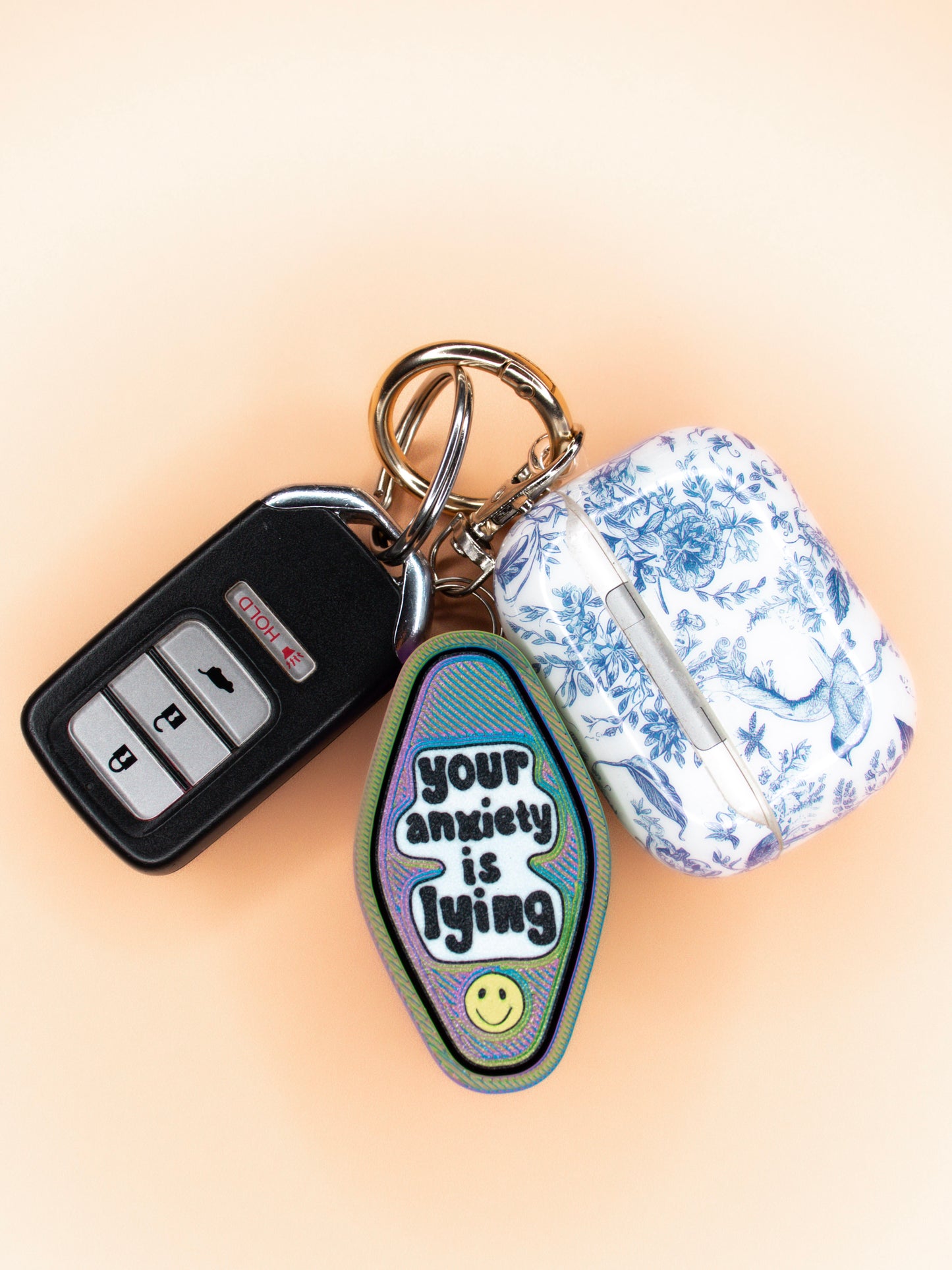 Your Anxiety Is Lying Keychain