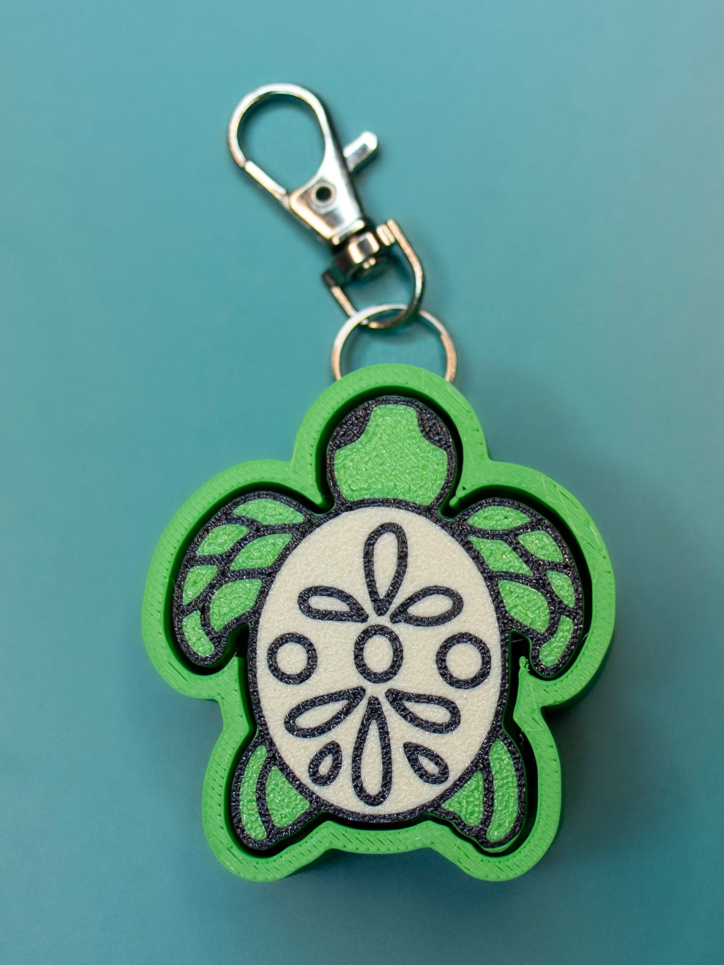 Print Pop Clicky Keychain Fidget Sea Turtle 